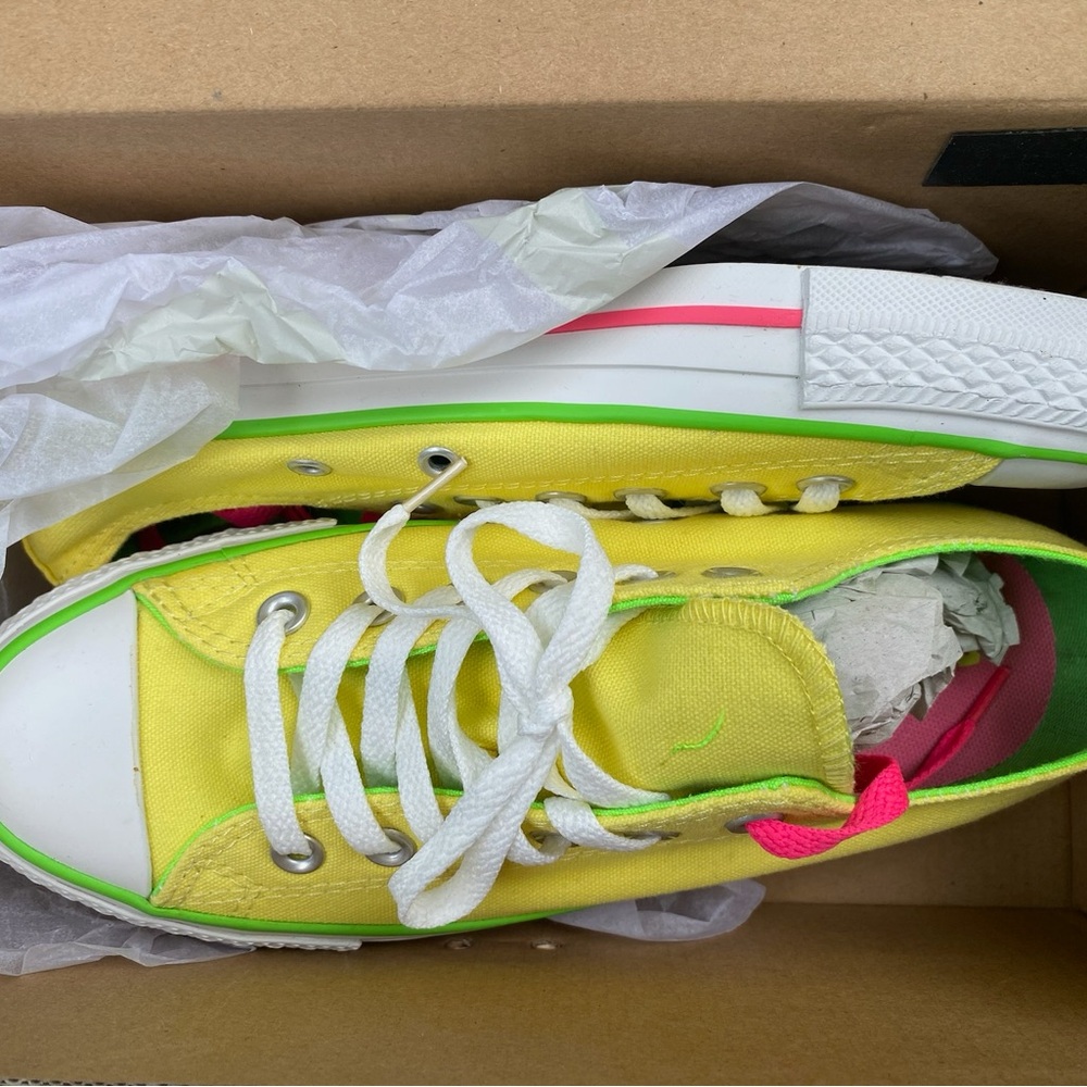 Vibrant Yellow Low Top Converse
